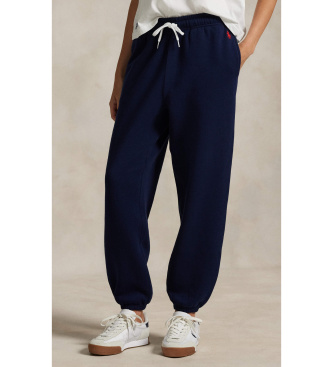 Polo Ralph Lauren para mujer. 211971700002 Pantalón Fleece Drawstring marino (M), Casual, Deportivo, Algodón