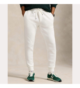 Polo Ralph Lauren para hombre. 710881518072 Pantalón jogger de punto doble beige (XL), Blanco, Casual, Algodón