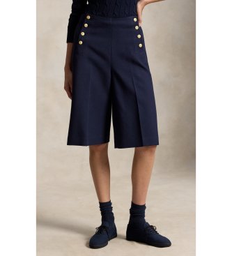 Polo Ralph Lauren Pantalón Beaton de algodón y lana marino
