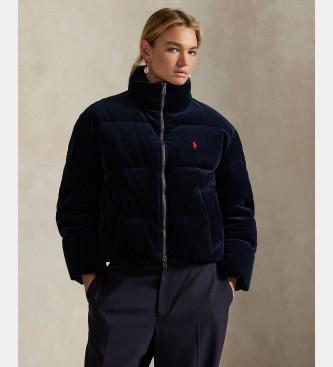 Polo Ralph Laurenvoor vrouwen. 211971178003 Geweven kort marine jack (S), Casual, Katoen, Marineblauw