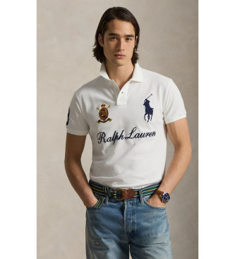 Polo Ralph Lauren para hombre. 710P07311002 Polo 20 Aniversario blanco (XL), Casual, Algodón, Manga corta