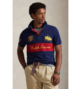Polo Ralph Lauren para hombre. 710B14223001 Polo Classic Fit Crest Mesh azul (L), Casual, Algodón, Manga corta