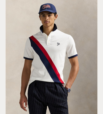 Polo Ralph Lauren para hombre. 710964450002 Polo de algodón blanco (M), Casual, Manga corta
