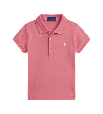Polo Ralph Lauren para niña. 312698589512 Polo de malla elástica rosa (7años=130/134cm), Casual, Algodón, Manga corta, moda infantil