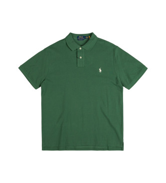 Polo Ralph Lauren para hombre. 710680784427 Polo de malla verde (S), Casual, Algodón, Manga corta