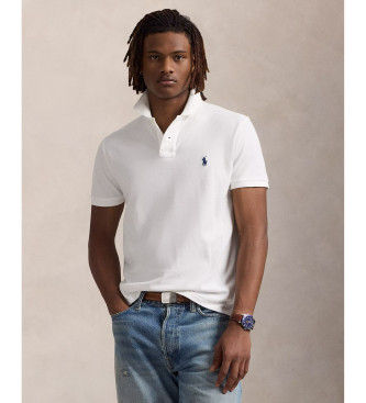 Polo Ralph Lauren para hombre. 710666998002 Polo de piqué Custom Fit blanco (XXL), Casual, Algodón, Manga corta