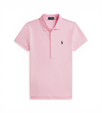 Polo Ralph Lauren para mujer. 211B18200014 Polo Slim Fit Stretch rosa (XL), Casual, Algodón, Manga corta