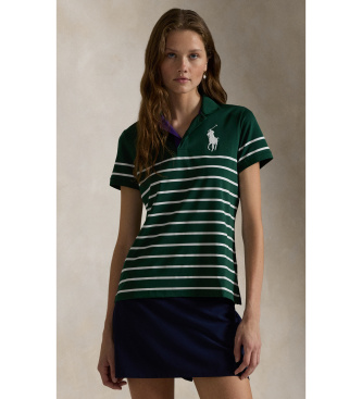 Polo Ralph Lauren för kvinnor. 211945774001 Wimbledon grön polotröja (XS), Casual, Deportivo, Syntetisk, Kort ärm