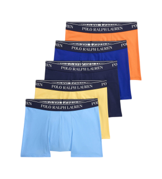 Polo Ralph Lauren para hombre. 714864292025 Set de 5 boxers multicolor (M), Homewear, Algodón