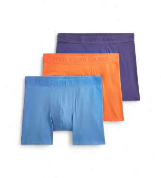Polo Ralph Lauren para hombre. 714966105005 Set de tres Boxers multicolor (S), Homewear, Algodón