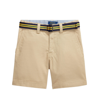 Polo Ralph Lauren para niño. 322863960005 Shorts Bedford beige (6años=117/123cm), Casual, Algodón, moda infantil