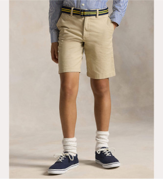 Polo Ralph Lauren para niño. 323863960005 Shorts Bedford Skinny marrón (16años=156/161cm), Beige, Casual, Algodón, moda infantil