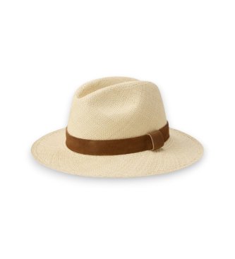 Polo Ralph Lauren para hombre. 449P11825001 Sombrero de rafia con ribete de popelina beige (S/M), Casual