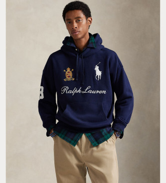 Polo Ralph Lauren para hombre. 710P03957001 Sudadera 20 Aniversario Big Pony azul (XS), Casual, Algodón