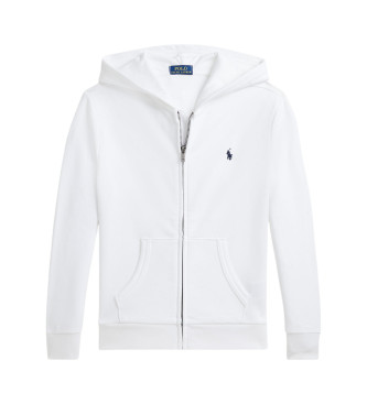 Sudadera de rizo con capucha blanco (5años= 109/116cm), Casual, Algodón, Manga larga, moda infanti