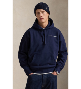 Polo Ralph Lauren para hombre. 710917904005 Sudadera de felpa Relaxed Fit marino (L), Casual, Algodón