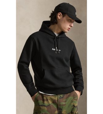 Polo Ralph Lauren Sudadera de punto doble con capucha negro
