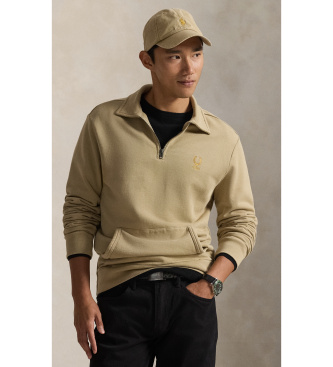 Polo Ralph Lauren para hombre. 710P08094001 Sudadera del Año Nuevo Lunar beige (S), Casual, Algodón