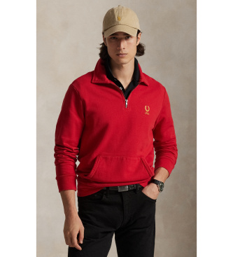 Polo Ralph Lauren para hombre. 710P08094002 Sudadera del Año Nuevo Lunar rojo (S), Casual, Algodón