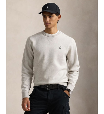 Polo Ralph Lauren para hombre. 710888284002 Sudadera en punto doble gris (L), Casual, Algodón