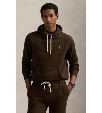 Polo Ralph Lauren Sudadera RL con capucha marrón