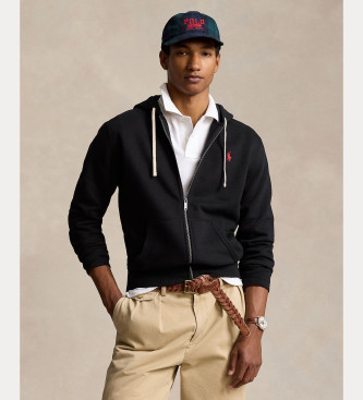 Polo Ralph Lauren para hombre. 710813297001 Sudadera RL con capucha negro (L), Casual, Algodón