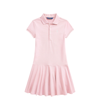Polo Ralph Lauren para niña. 313698754078 Vestido de polo rosa (L), Casual, Algodón, Manga corta, moda infantil