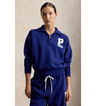 Polo Ralph Lauren Sudadera de felpa con logotipo "P" marino