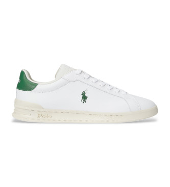 Zapatillas de piel Heritage Court II Nappa blanco (44), Plano, Cordones, Casual