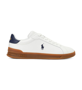 Zapatillas de piel Hrt Crt Ii blanco (45), Plano, Cordones, Casual, Polo Ralph Lauren outlet 202