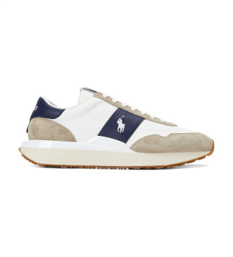 Zapatillas de piel Train 89 blanco (44), Plano, Cordones, Casual, Polo Ralph Lauren outlet 2024.