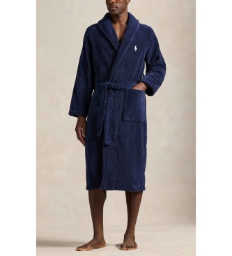 Polo Ralph Lauren para hombre. 714853990001 Bata de rizo de algodón marino (S-M), Homewear