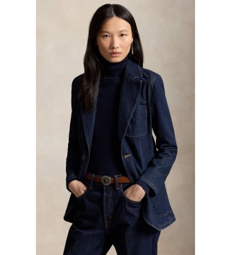 Polo Ralph Lauren Blazer de denim con botonadura simple marino
