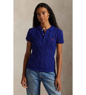 Polo Ralph Lauren för kvinnor. 211971703501 Klassisk blå polotröja (XXS), Casual, Bomull, Kort ärm