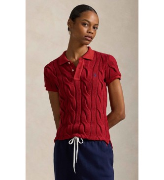 Polo Ralph Lauren för kvinnor. 211971703502 Klassisk röd polotröja (XXS), Casual, Bomull, Kort ärm