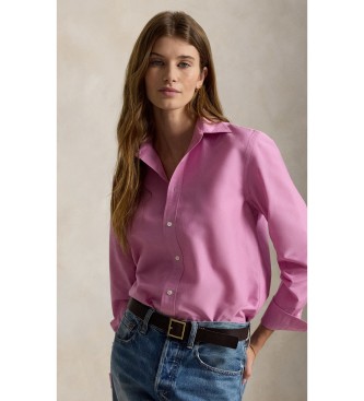 Para mujer. 211B30368003 Camisa de algodón y seda Relaxed Fit (XS), Casual, Manga larga