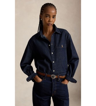 Polo Ralph Lauren Camisa de denim Big Fit marino