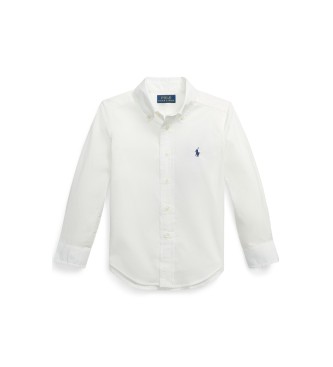 Polo Ralph Lauren Camisa de popelina de algodón blanco (1 5años= 88/93)