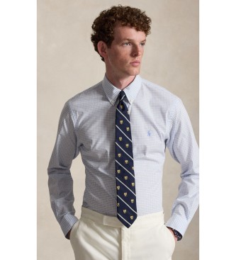 Para hombre. 710B22585003 Camisa de popelina elástica Custom Fit (S), Casual, Algodón, Manga larga