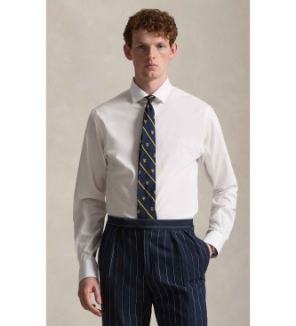 Polo Ralph Lauren Para Hombre. 712827064002 Camisa De Popelina Slim Fit Blanco (38), Casual, AlgodóN, CláSico, Manga Larga-image