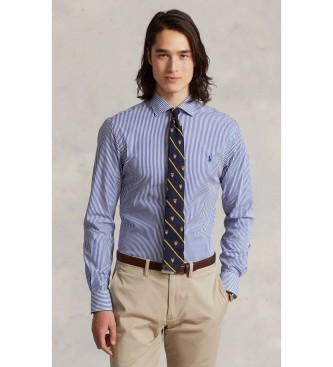 Polo Ralph Lauren Camisa de popelina Slim Fit azul