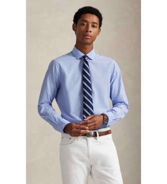 Polo Ralph Lauren para hombre. 710P03861003 Camisa fil-à-fil Classic Fit azul (XXL), Casual, Algodón, Clásico, Manga larga
