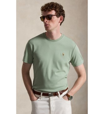 Polo Ralph Lauren Camiseta de algodón suave Custom Slim Fit verde