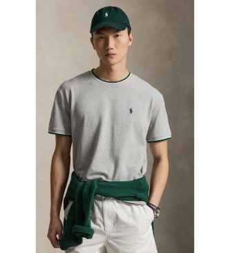 Para hombre. 710963492503 Camiseta de piqué elástico Classic Fit (S), Casual, Algodón, Manga corta