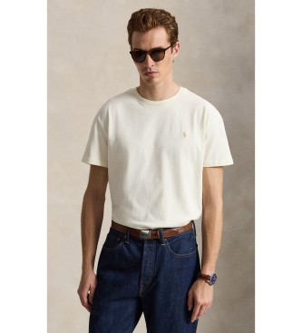 Polo Ralph Lauren Camiseta de punto Classic Fit blanco roto