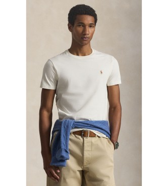 Polo Ralph Lauren Camiseta de punto Custom Slim Fit blanco
