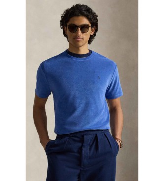 Polo Ralph Lauren para hombre. 710A12492004 Camiseta de punto de rizo Classic Fit azul (XXL), Casual, Algodón, Manga corta