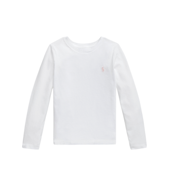 Polo Ralph Lauren Camiseta de punto jersey blanco (1 5/2años= 88/93cm)