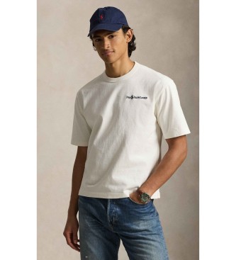 Polo Ralph Lauren Camiseta de punto jersey Relaxed Fit blanco