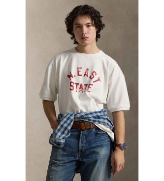 Polo Ralph Lauren para hombre. 710B13515001 Camiseta Relaxed Fit de punto jersey blanco (M), Casual, Algodón, Manga corta